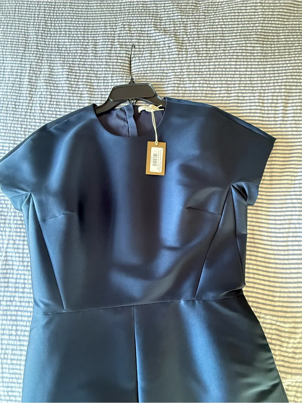 ANN MASHBURN Navy Dress - Picture 1 of 8